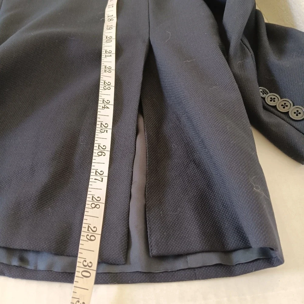 Ermenegildo Zegna Blazer Mens 56R Navy Blue Wool Cool Effect Mila Sport Coat